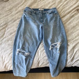 High rise mom jeans